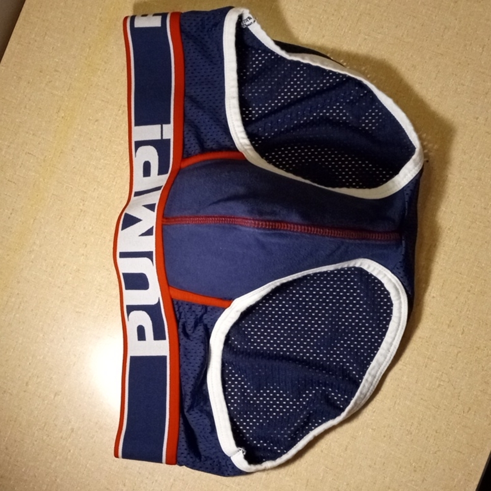 PUMP! 95% cotton 5% mesh back brief